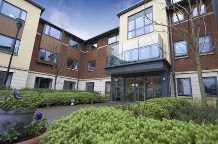 Exterior of Prestbury House Care Home in Macclesfield, Cheshire East