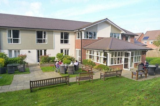 Exterior of Cherry Tree Lodge Care Home in Royal Leamington Spa, Warwick