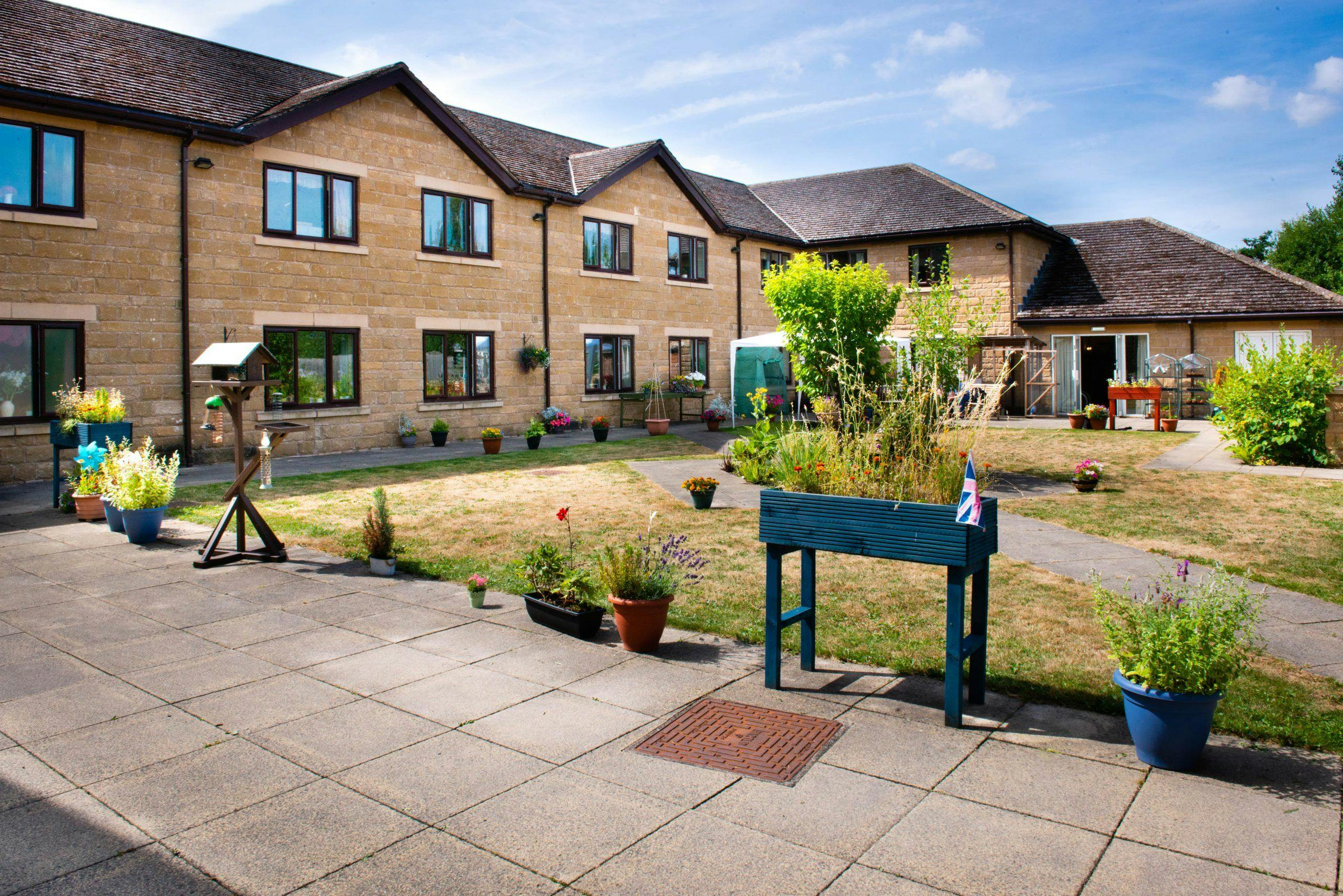 Exterior of Valley Lodge Care Home in Matlock, Derbyshire