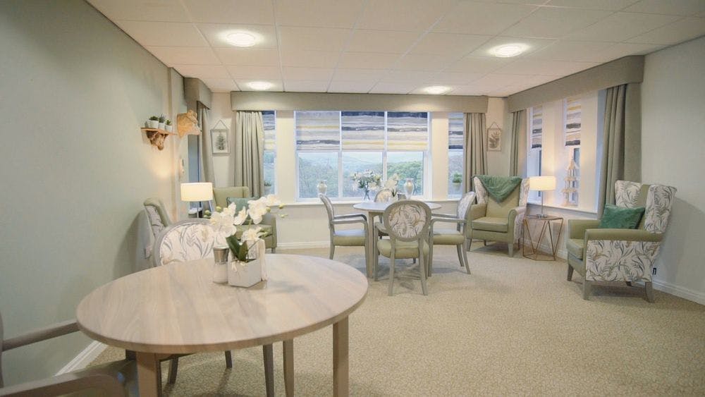 Communal Area of Stoneswood Care Home in Oldham, Greater Manchester