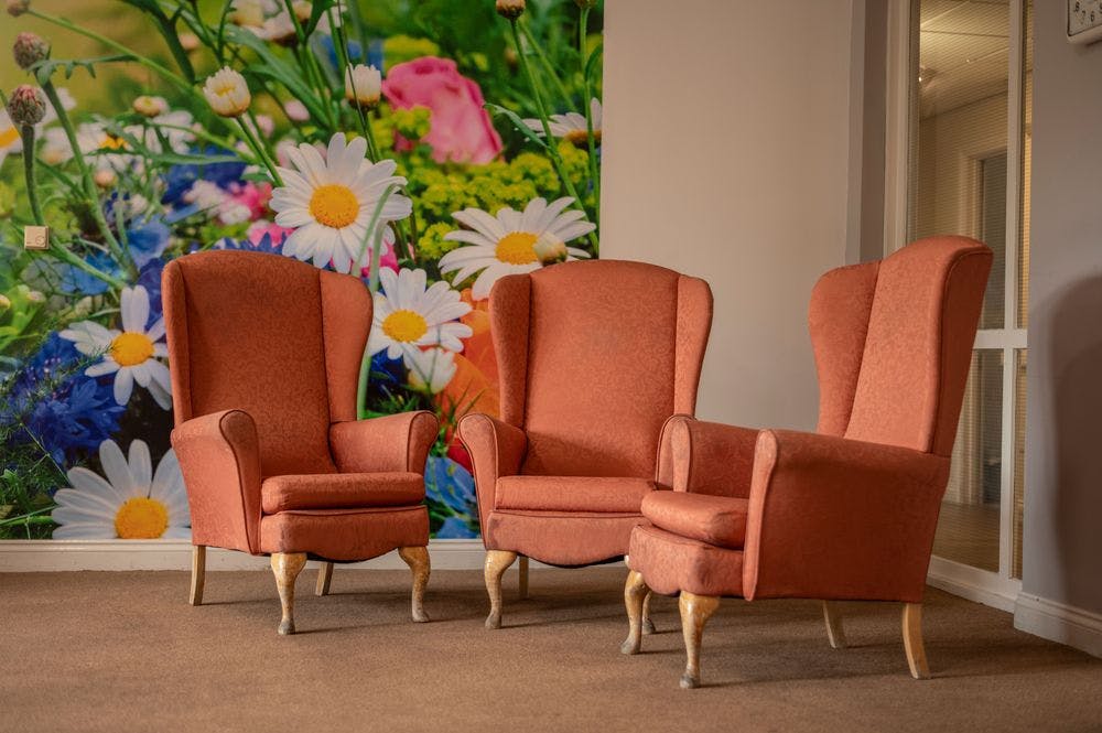 Seating Area of Acton Care Home in London, England