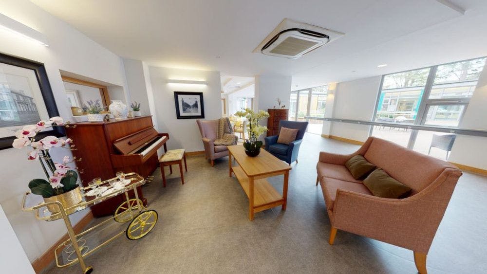 Communal Area of Kingsley Care Home in Paisley, Renfrewshire