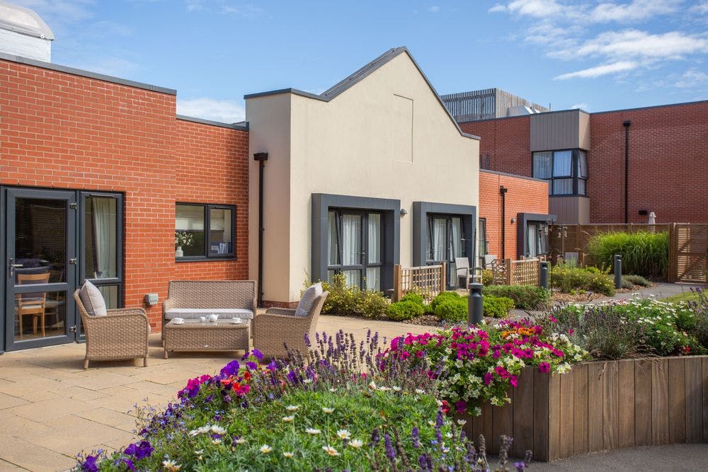 Exterior of Richmond Villages Willaston Care Home in Nantwich, Cheshire East 