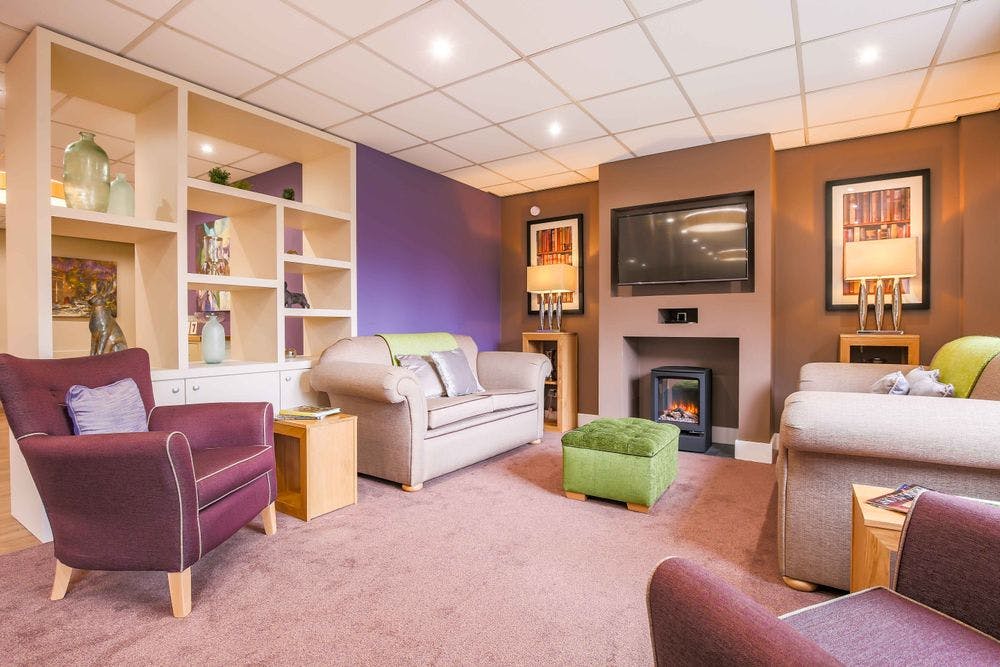 Communal Lounge at Park View Care Home in Barking and Dagenham, Greater London