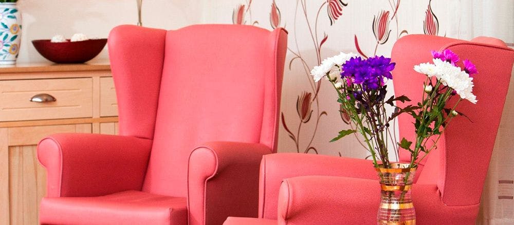 Seating Area of Alexandra Care Home in Newton-le-Willow, St Helens
