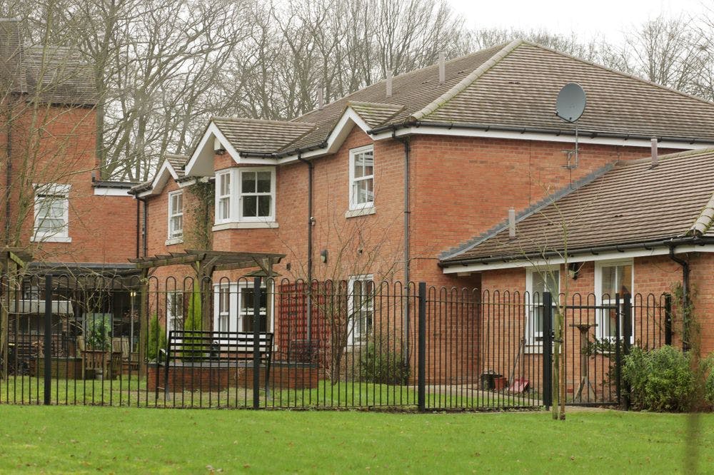 Exterior photo of Pelsall Hall Care Home in Walsall