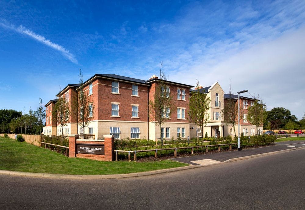 Exterior of Chiltern Grange Care Home in High Wycombe, Buckinghamshire
