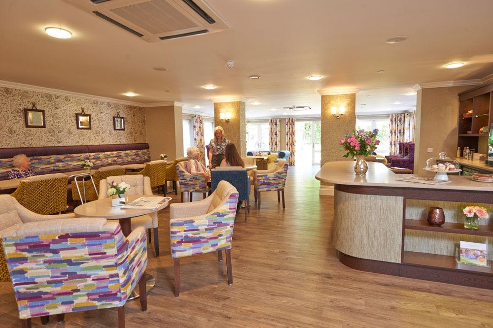 Dining Area of Savernake View Care Home in Marlborough, Wiltshire