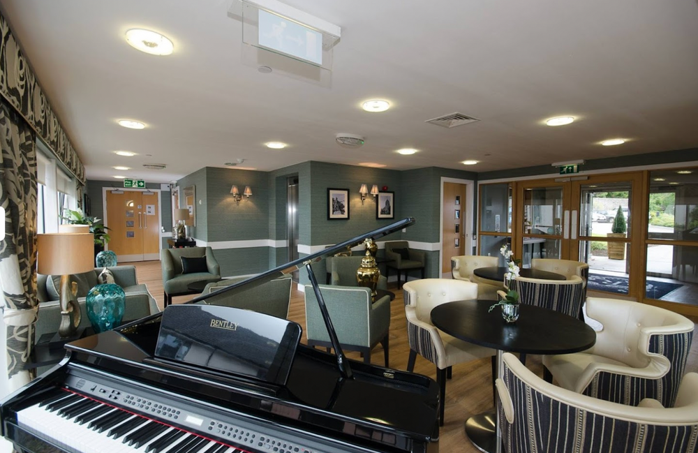 Communal Area of Rubislaw Park Care Home in The City of Aberdeen, Scotland 