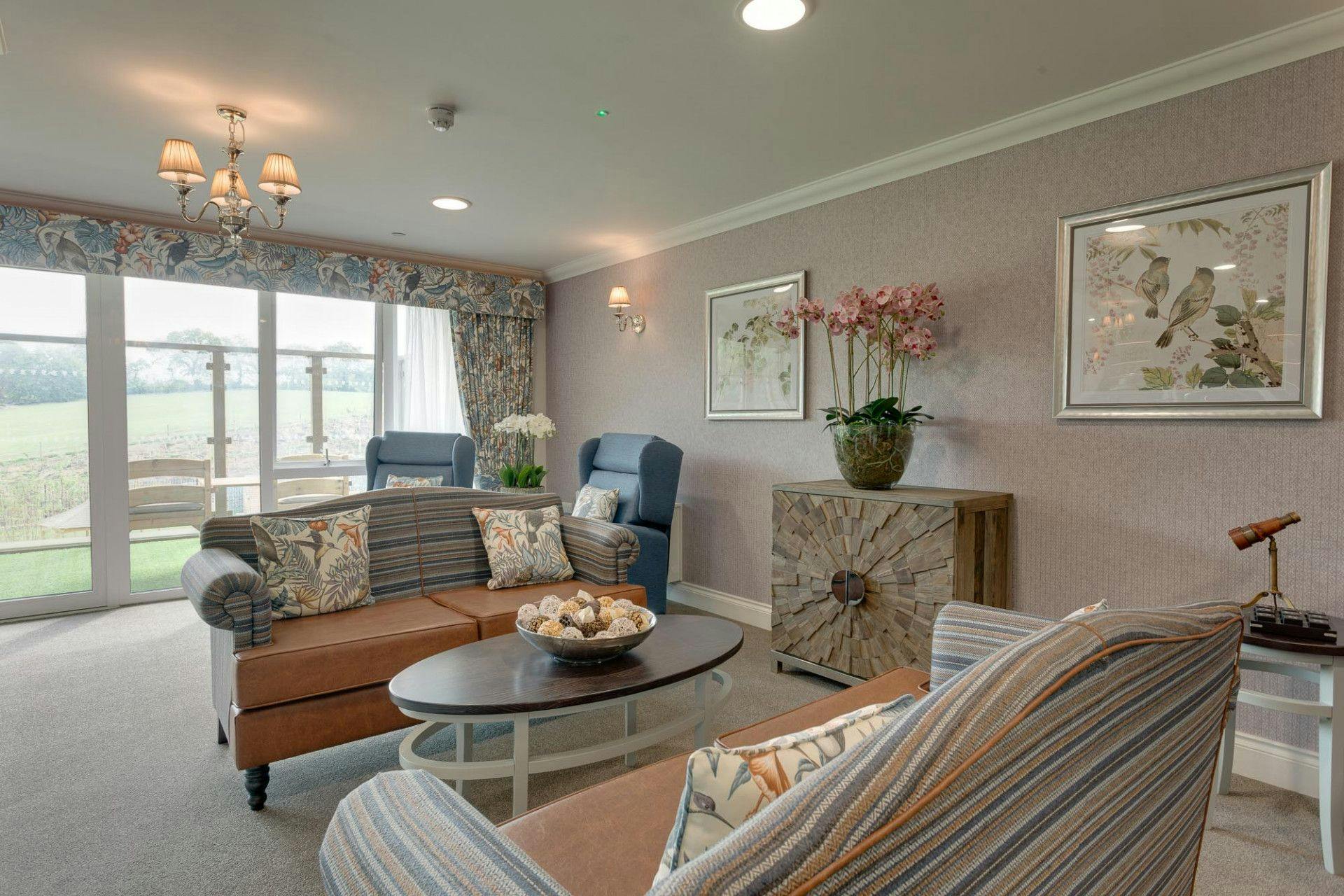 Communal Lounge of Invicta Court Care home in Maidstone, Kent
