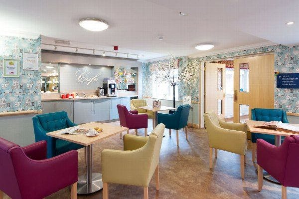 Cafe of Amberley Hall Care Home in King's Lynn, Norfolk