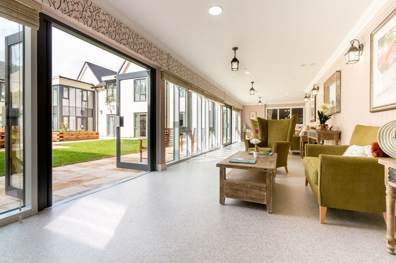 Communal Area of Scarlett House Care Home in Stroud, Gloucestershire