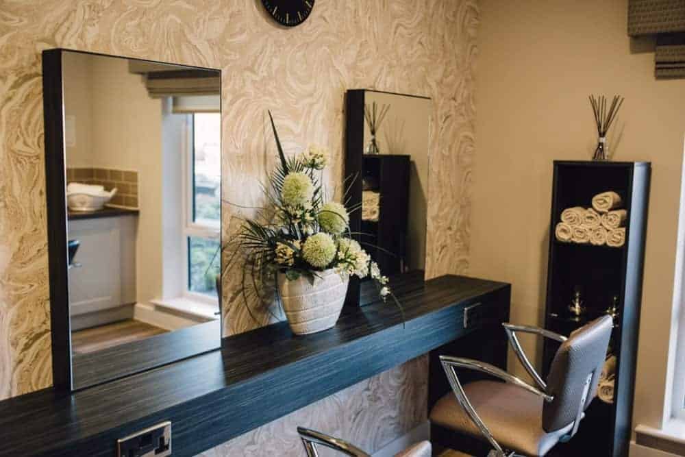 The beauty salon area at Wellington Vale Care Home in Portsmouth, Hampshire