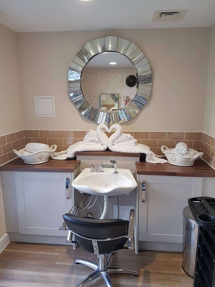 The beauty salon area at Wellington Vale Care Home in Portsmouth, Hampshire