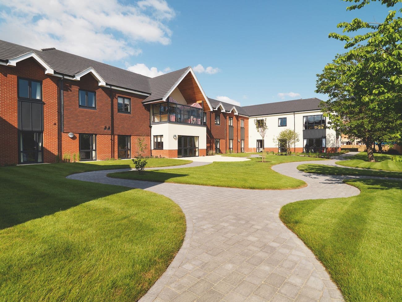 Exterior of Hartford Court Care Home in Portsmouth