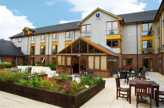 Exterior of Mulberry Court Care home in Luton, Bedfordshire