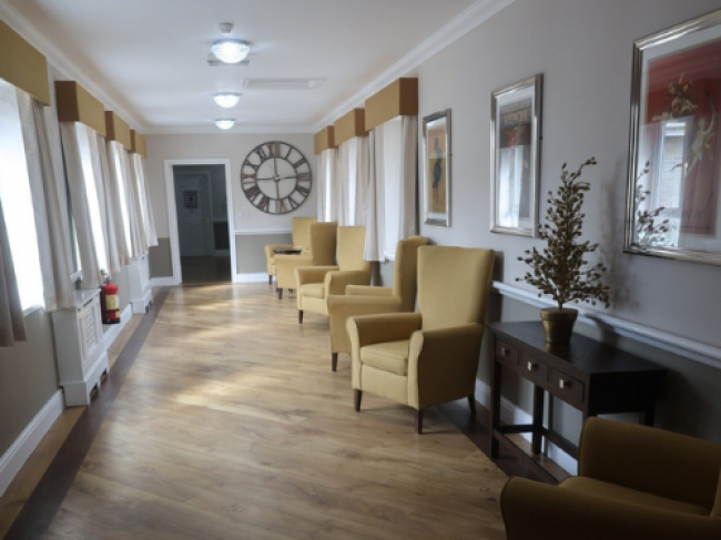 Communal Area of Redbond Lodge Care Home in Great Dunmow, Uttlesford