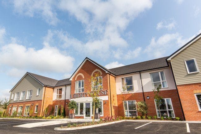 Exterior of Liberty House Care Home in Doncaster, South Yorkshire 