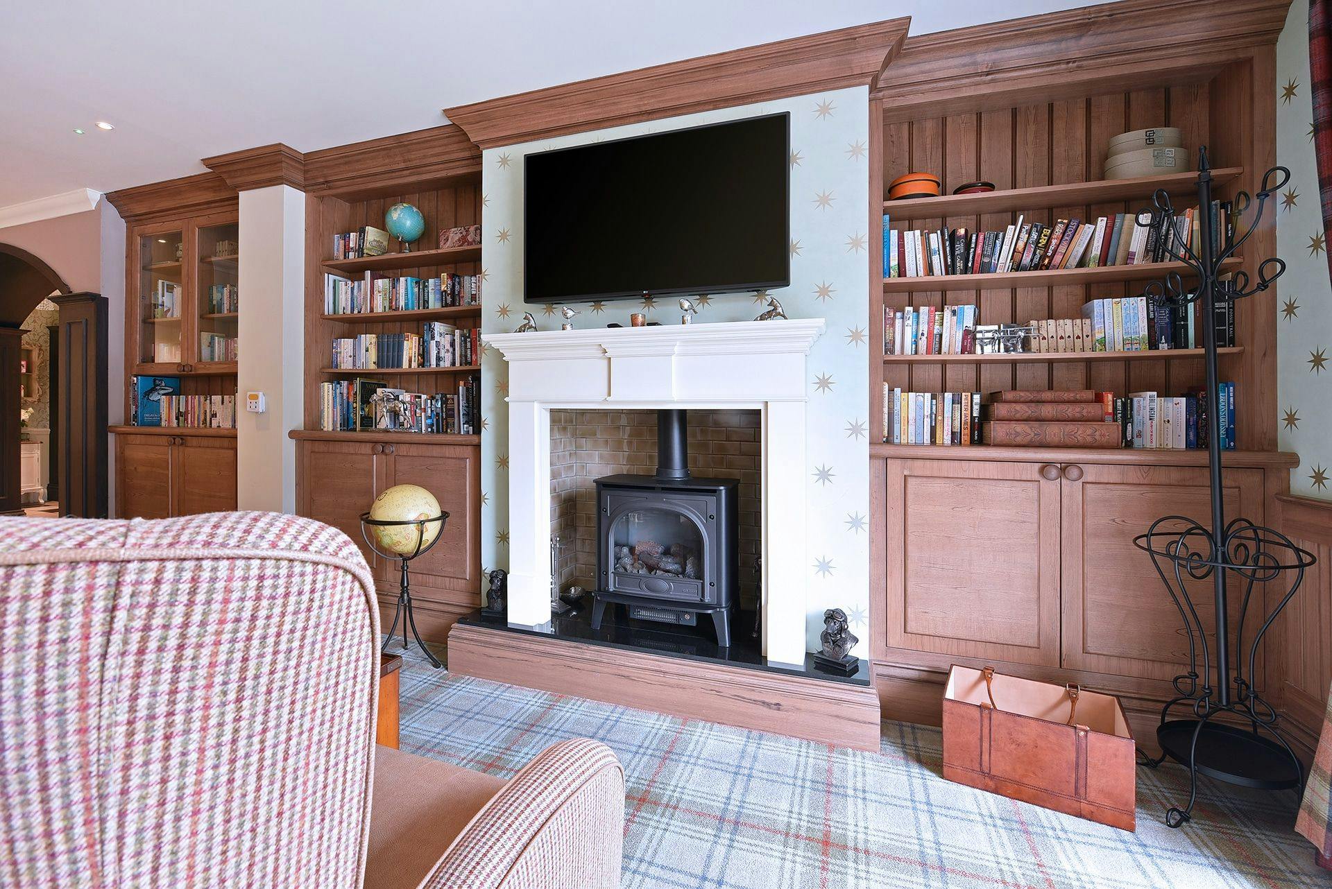 Lounge of Ascot Grange care home in Ascot, Berkshire