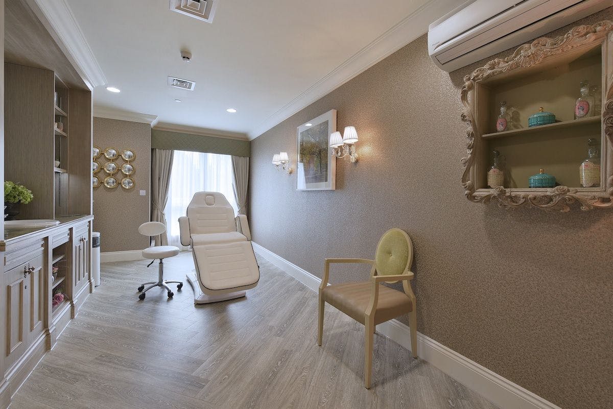 Salon at Chertsey Parklands Manor Care Home in Chertsey, Runnymede