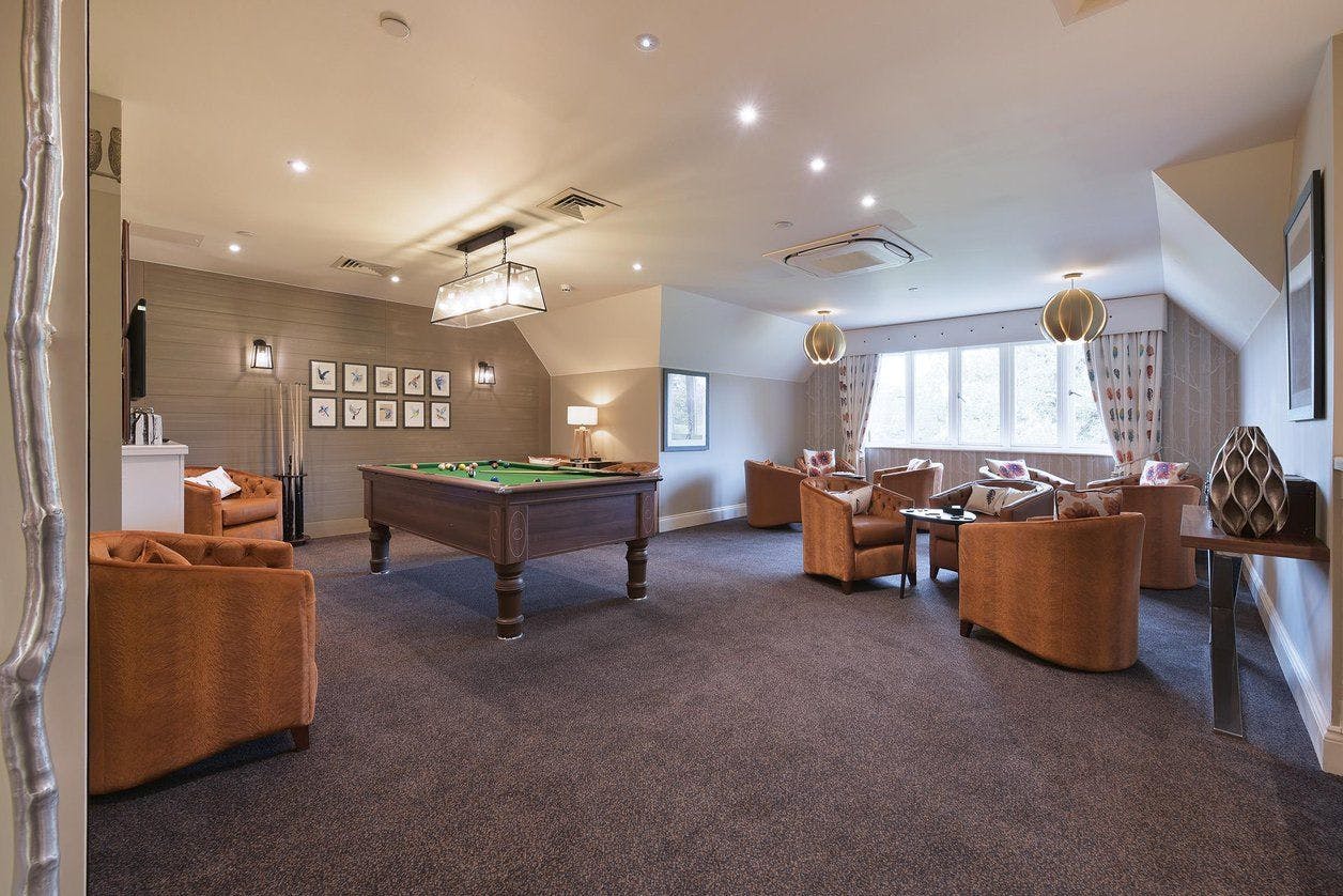 Activity Room at Chertsey Parklands Manor Care Home in Chertsey, Runnymede