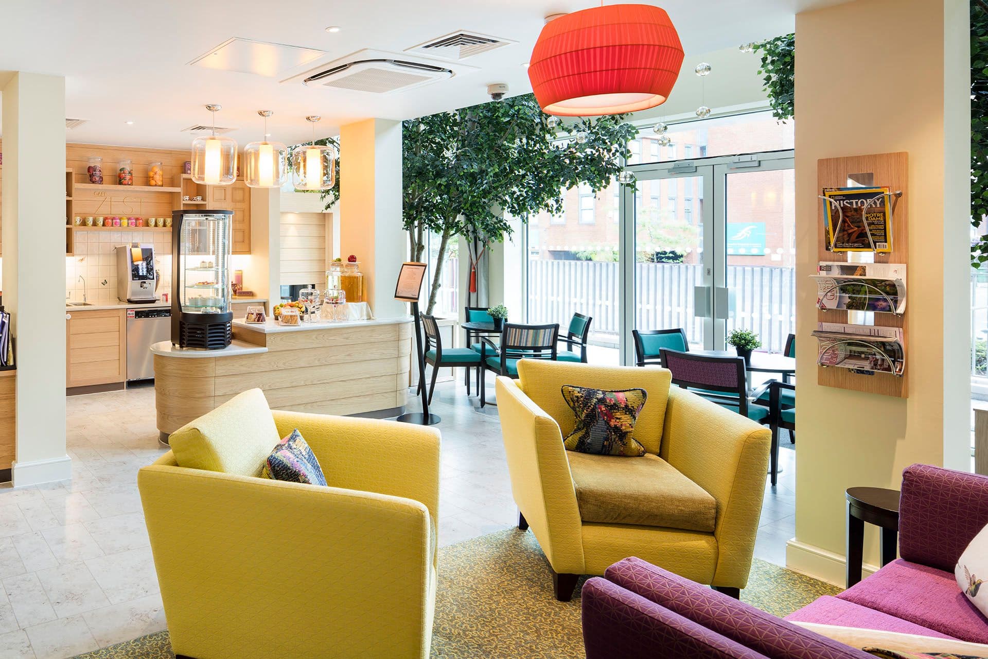 Bar at Camberley Heights Care Home in Camberley, Surrey