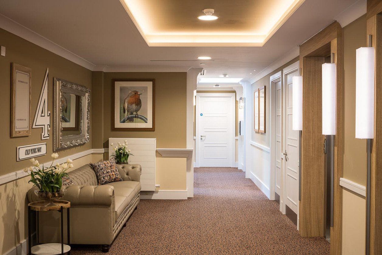 Hallway at Wandsworth Common Care Home in Wandsworth, Greater London