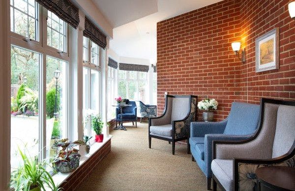 Lounge in the Southampton Manor Care Home in Southampton