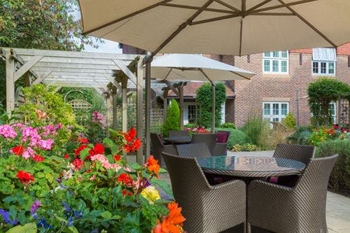 Garden of Beaconsfield Heights Care Home in Beaconsfield, Buckinghamshire