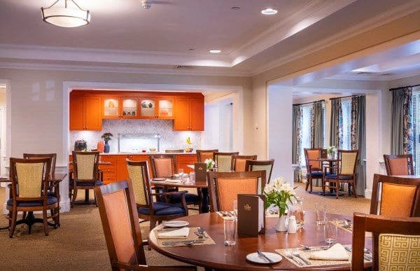 Dining Room at Chorleywood Manor Care Home in Chorleywood, Greater London