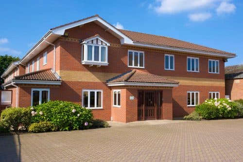 Exterior of Sandpiper care home in Alford, Lincolnshire