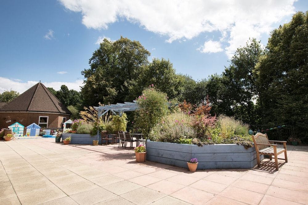 Garden of Hillbeck Care Home in Maidstone, Kent