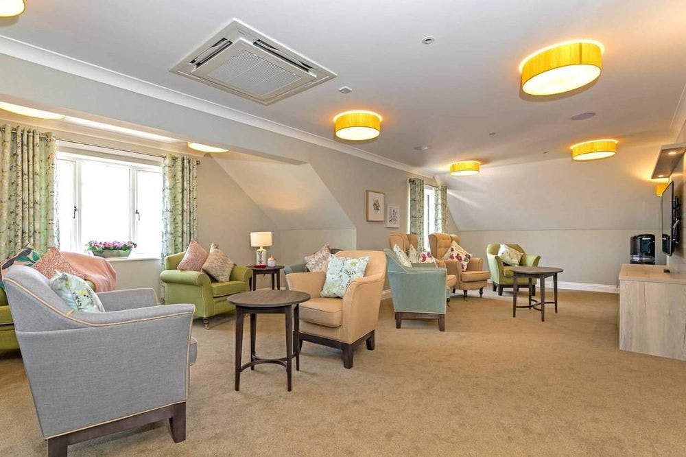 Communal Lounge of Beechwood Grove Care Home in Eastbourne, East Sussex