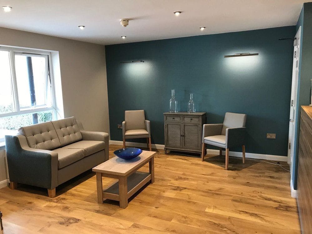 Communal Lounge at Leawood Manor Care Home in Nottingham, Nottinghamshire