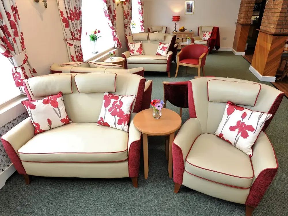 Communal Lounge of Toray Pines Care Home in Woodhall Spa, East Lindsey
